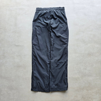 Vintage Nike Embroidered Mini Swoosh Ankle Zip Track Pants - WMNS S