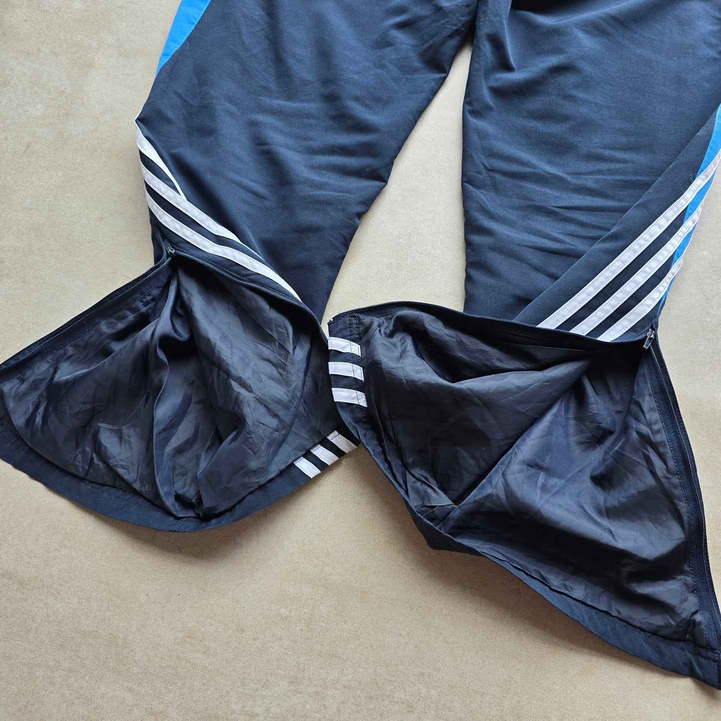 Vintage Adidas Ankle Zip Track Pants - L/XL