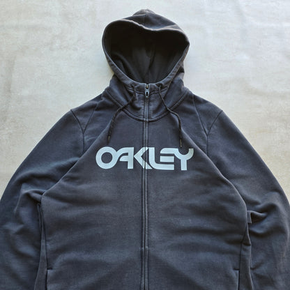Oakley Distressed Full Zip Hoodie - M