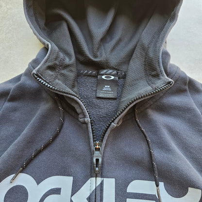 Oakley Distressed Full Zip Hoodie - M