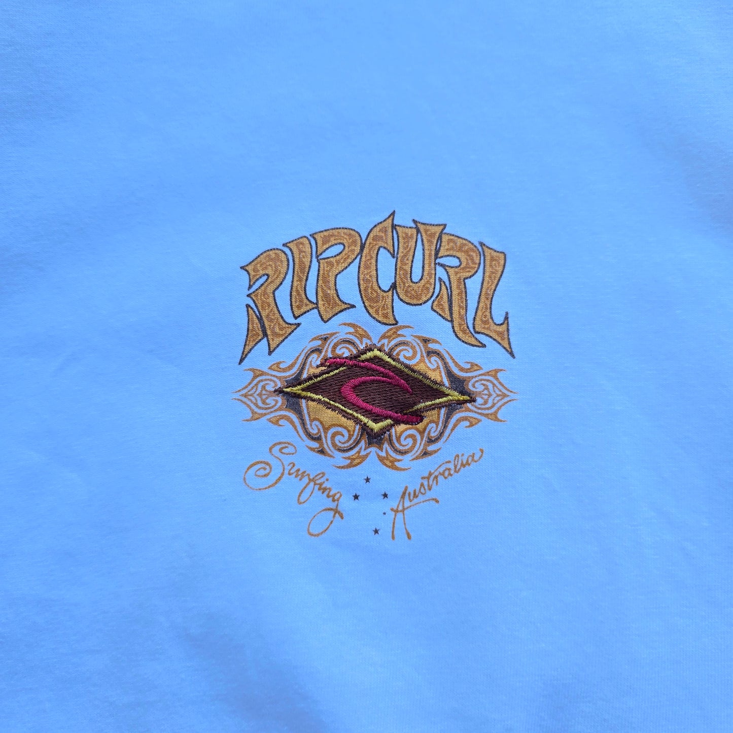 RARE Vintage 90's Rip Curl Turtle Neck Long Sleeve Tee - M
