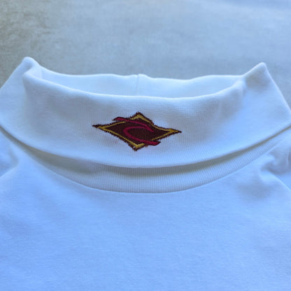 RARE Vintage 90's Rip Curl Turtle Neck Long Sleeve Tee - M