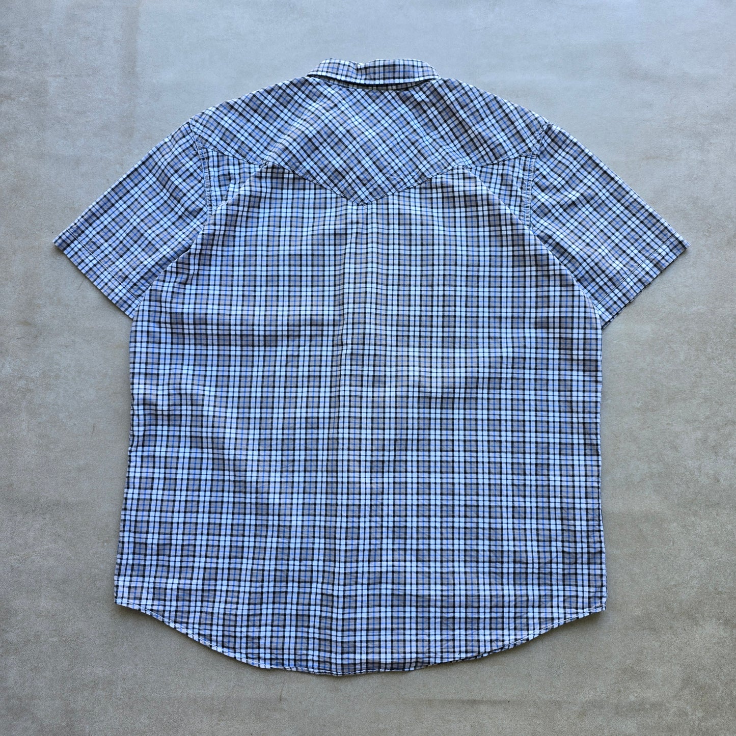 Levi's Check Short Sleeve Button Up Shirt - L/XL