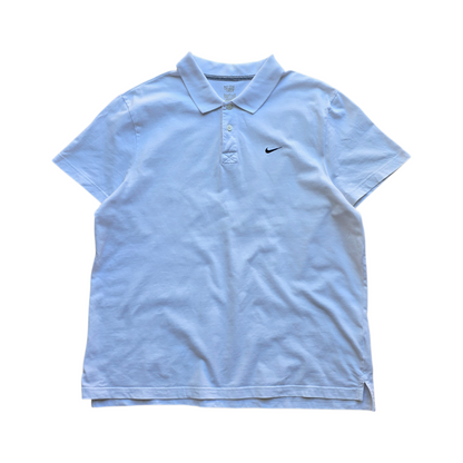 Nike Embroidered Mini Swoosh Polo Shirt - L