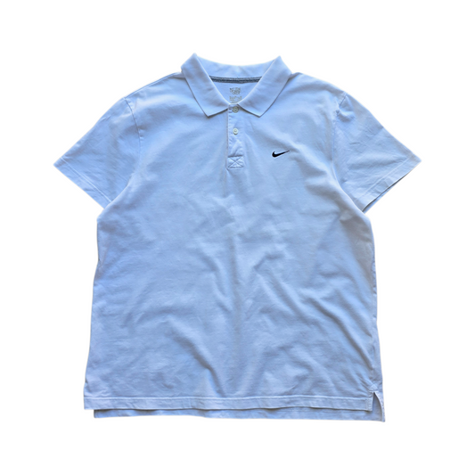 Nike Embroidered Mini Swoosh Polo Shirt - L