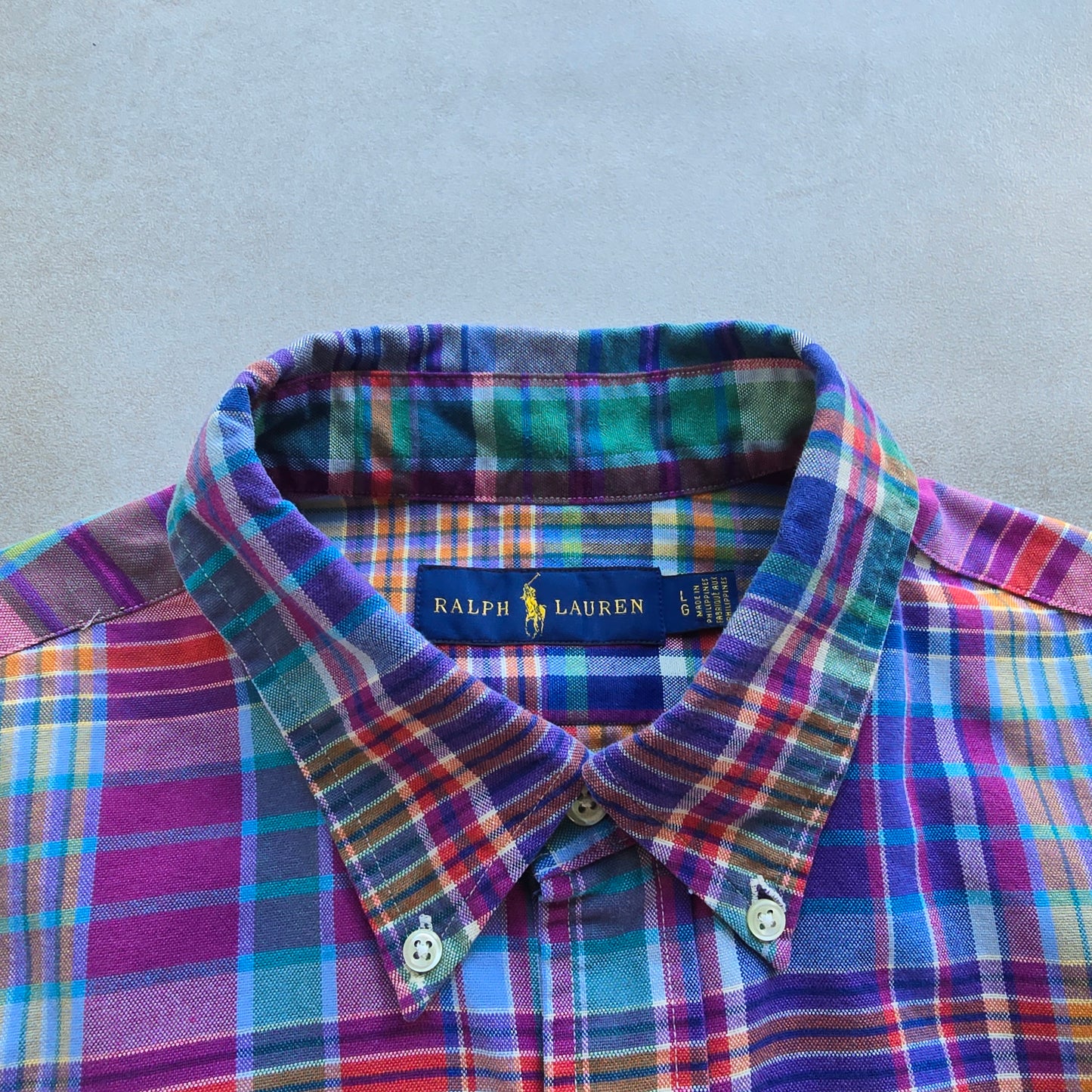Ralph Lauren Long Sleeve Button Up Shirt - L