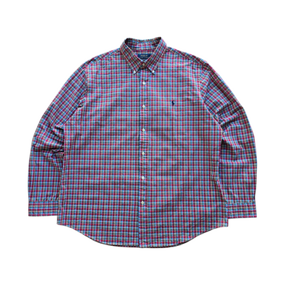 Ralph Lauren Long Sleeve Plaid Button Up Shirt - XXL