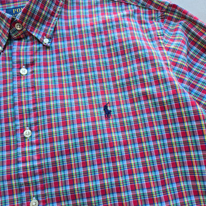 Ralph Lauren Long Sleeve Plaid Button Up Shirt - XXL