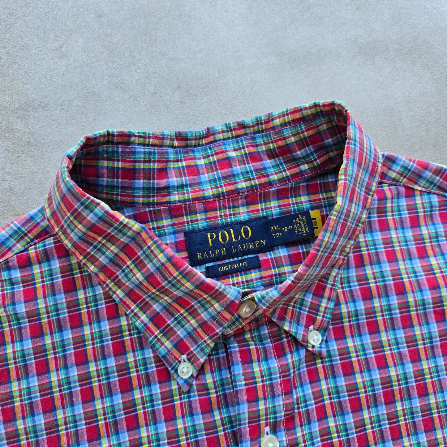 Ralph Lauren Long Sleeve Plaid Button Up Shirt - XXL