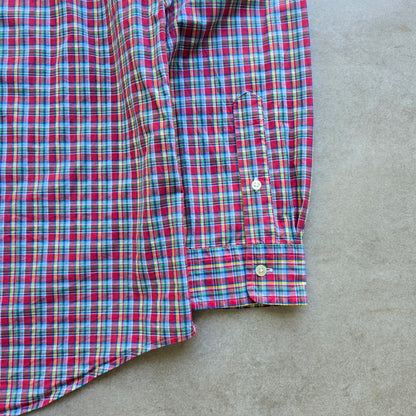 Ralph Lauren Long Sleeve Plaid Button Up Shirt - XXL