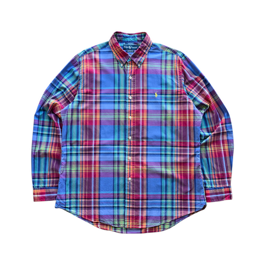 Ralph Lauren Long Sleeve Plaid Button Up Shirt - XL