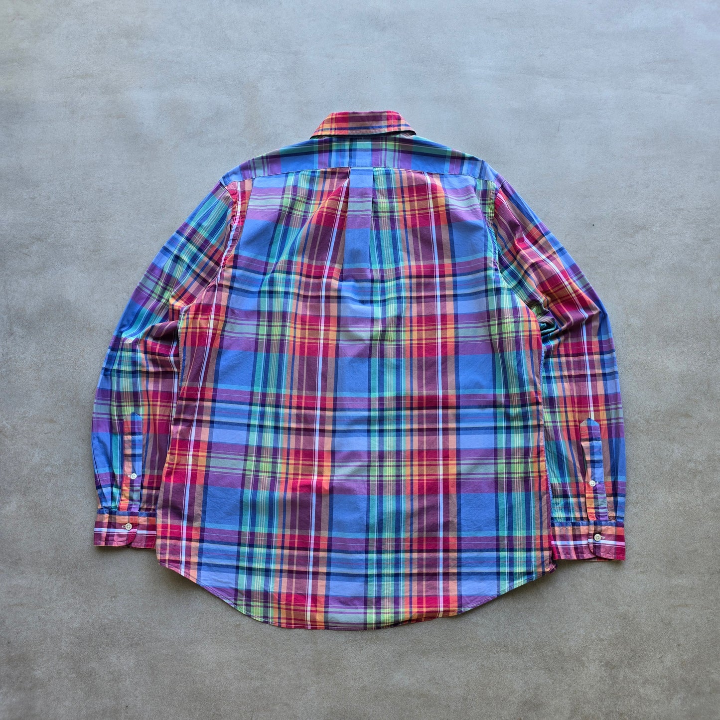 Ralph Lauren Long Sleeve Plaid Button Up Shirt - XL