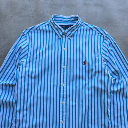 Ralph Lauren Striped Long Sleeve Button Up Shirt - S/M