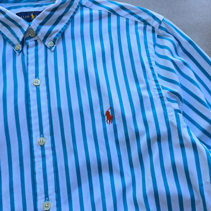 Ralph Lauren Striped Long Sleeve Button Up Shirt - S/M