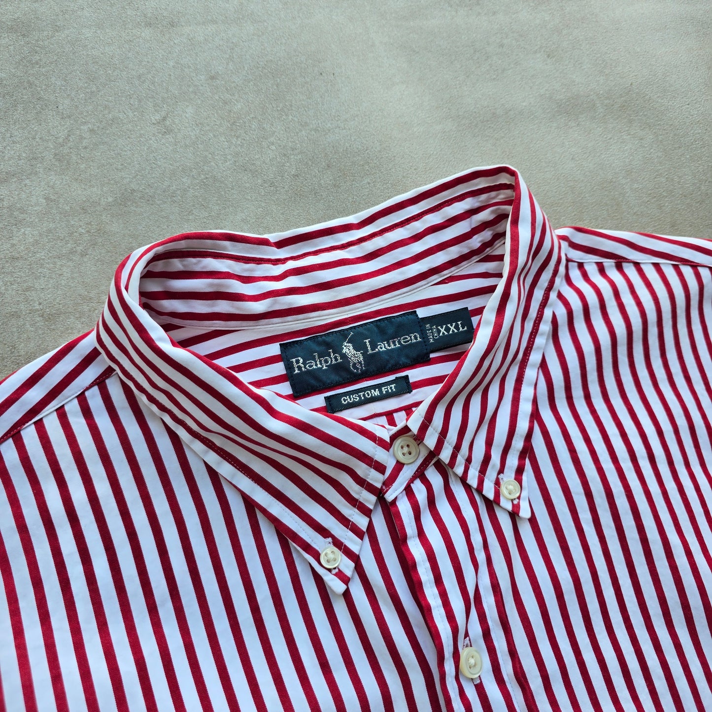Ralph Lauren Striped Long Sleeve Button Up Shirt - XXL