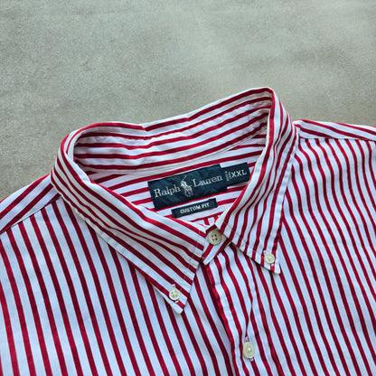 Ralph Lauren Striped Long Sleeve Button Up Shirt - XXL