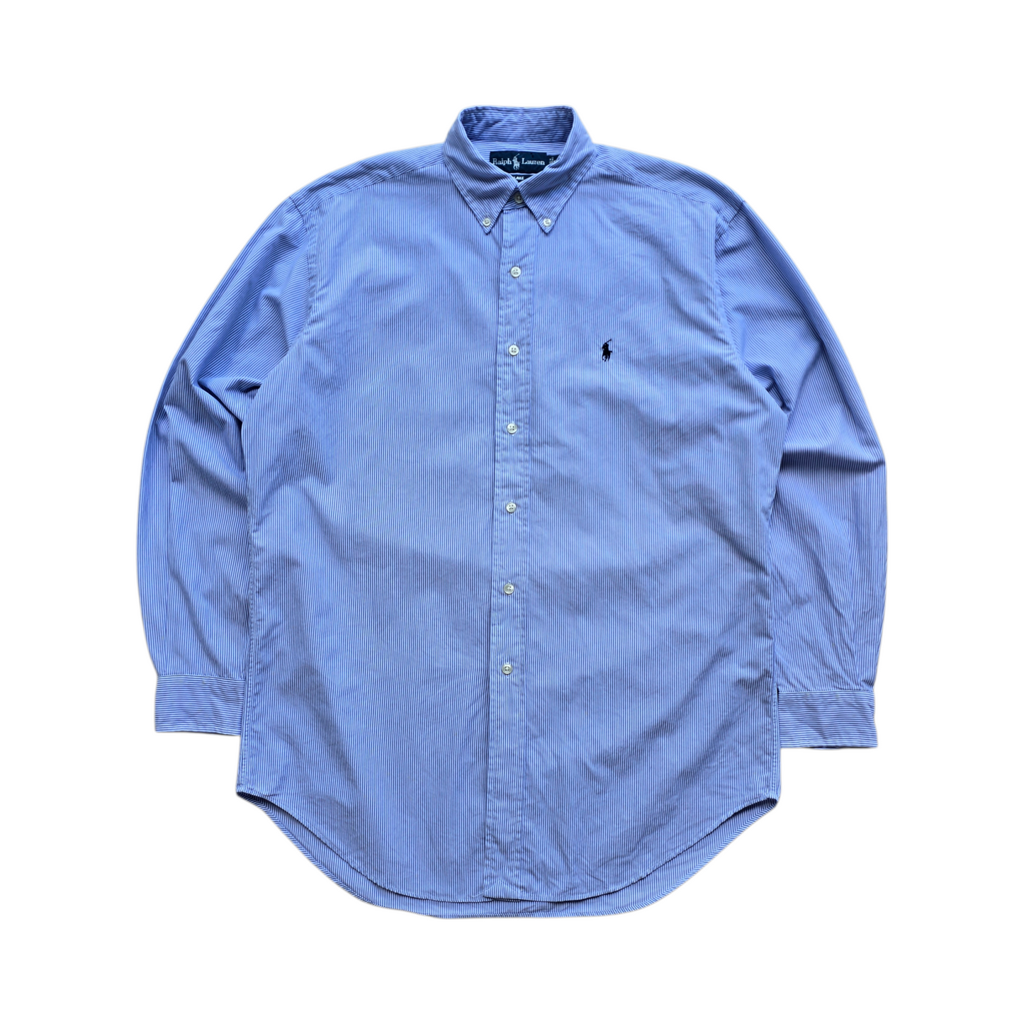 Vintage Ralph Lauren Striped Long Sleeve Button Up Shirt - M/L