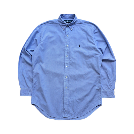 Vintage Ralph Lauren Striped Long Sleeve Button Up Shirt - M/L