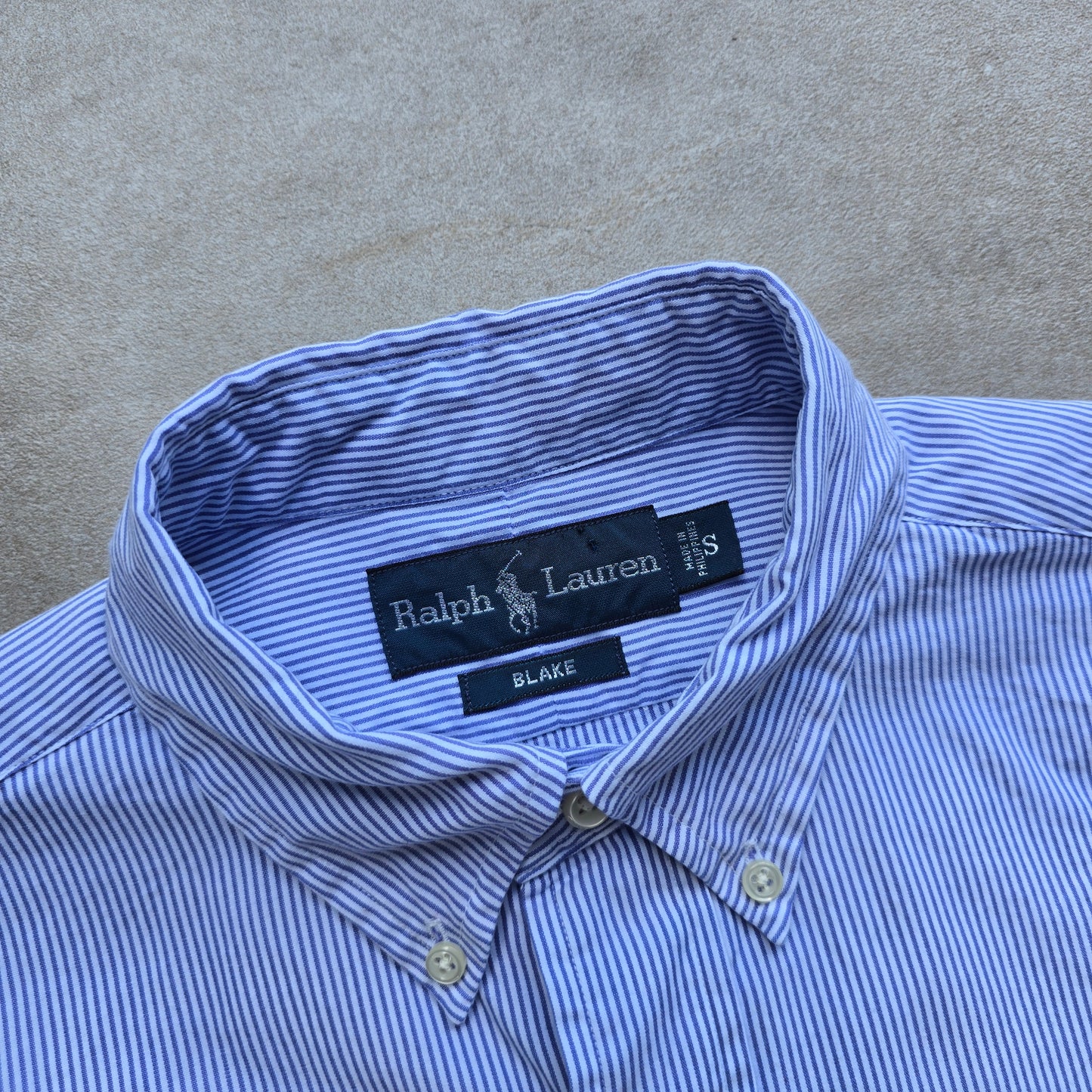 Vintage Ralph Lauren Striped Long Sleeve Button Up Shirt - M/L