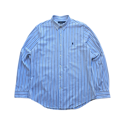 Ralph Lauren Striped Long Sleeve Button Up Shirt - XL