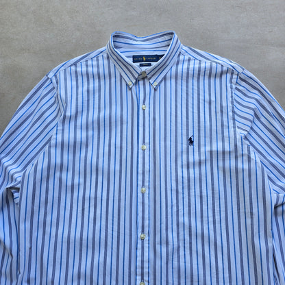 Ralph Lauren Striped Long Sleeve Button Up Shirt - XL