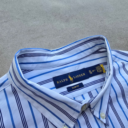 Ralph Lauren Striped Long Sleeve Button Up Shirt - XL