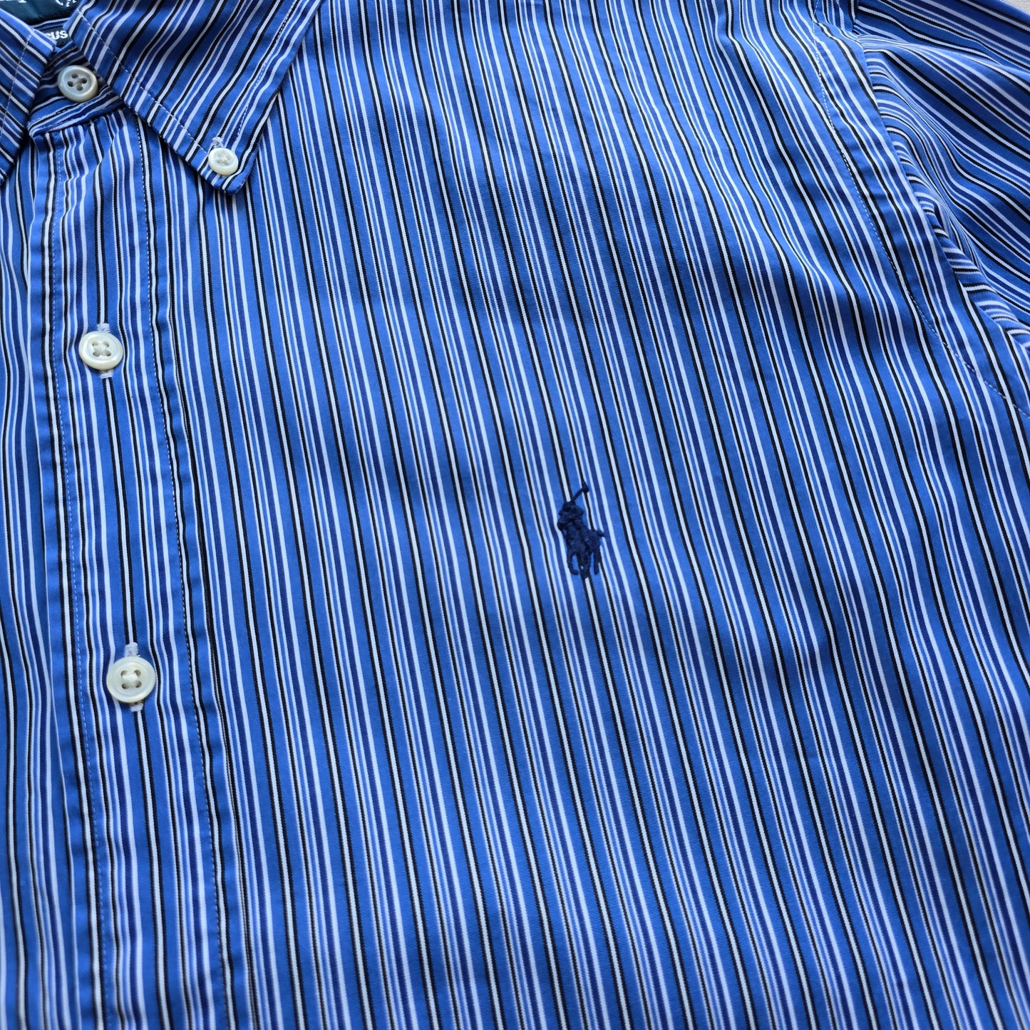 Vintage Ralph Lauren Striped Long Sleeve Button Up Shirt - XL
