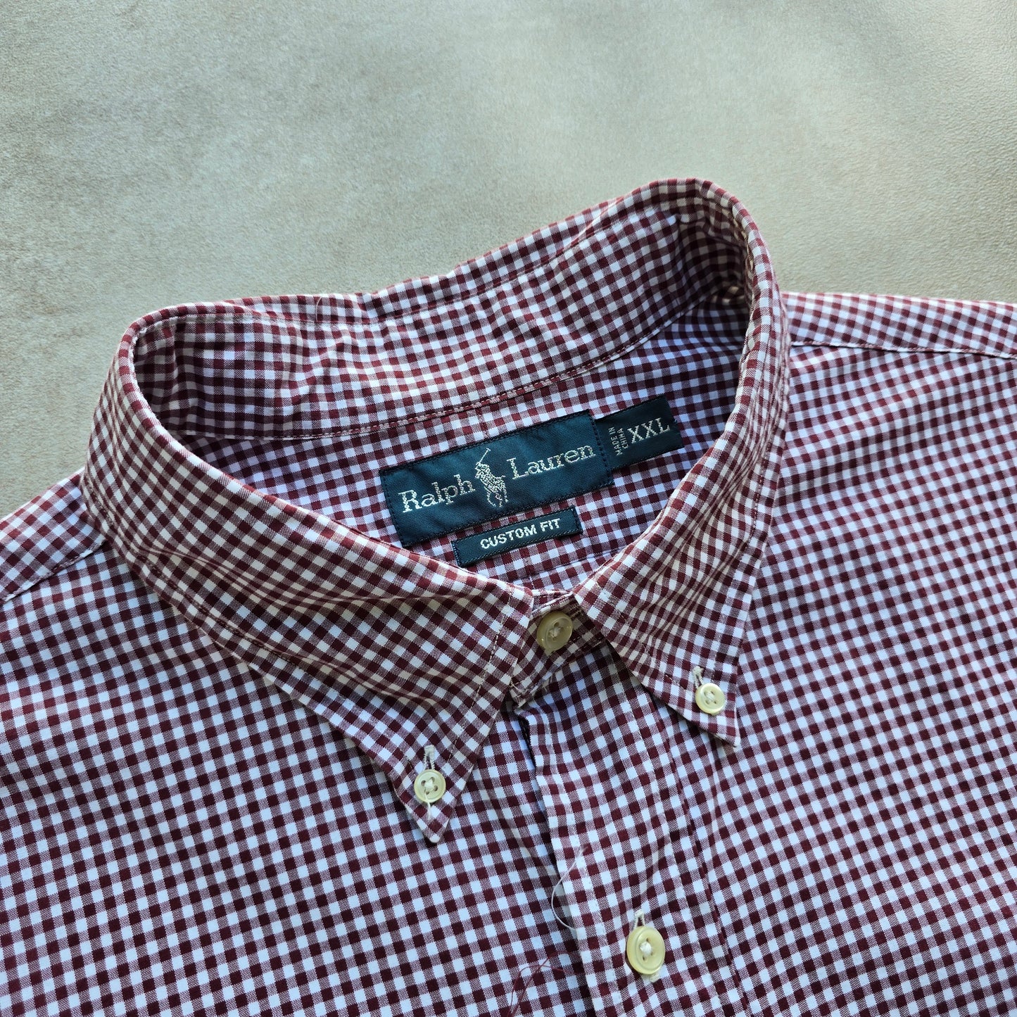 Vintage Ralph Lauren Check Long Sleeve Button Up Shirt - XXL