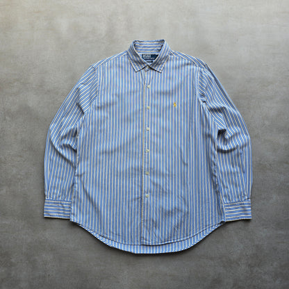 Vintage Ralph Lauren Striped Long Sleeve Button Up Shirt - L