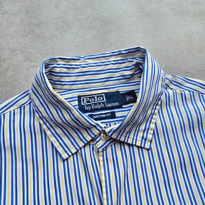 Vintage Ralph Lauren Striped Long Sleeve Button Up Shirt - L