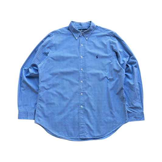 Vintage Ralph Lauren Check Long Sleeve Button Up Shirt - XL