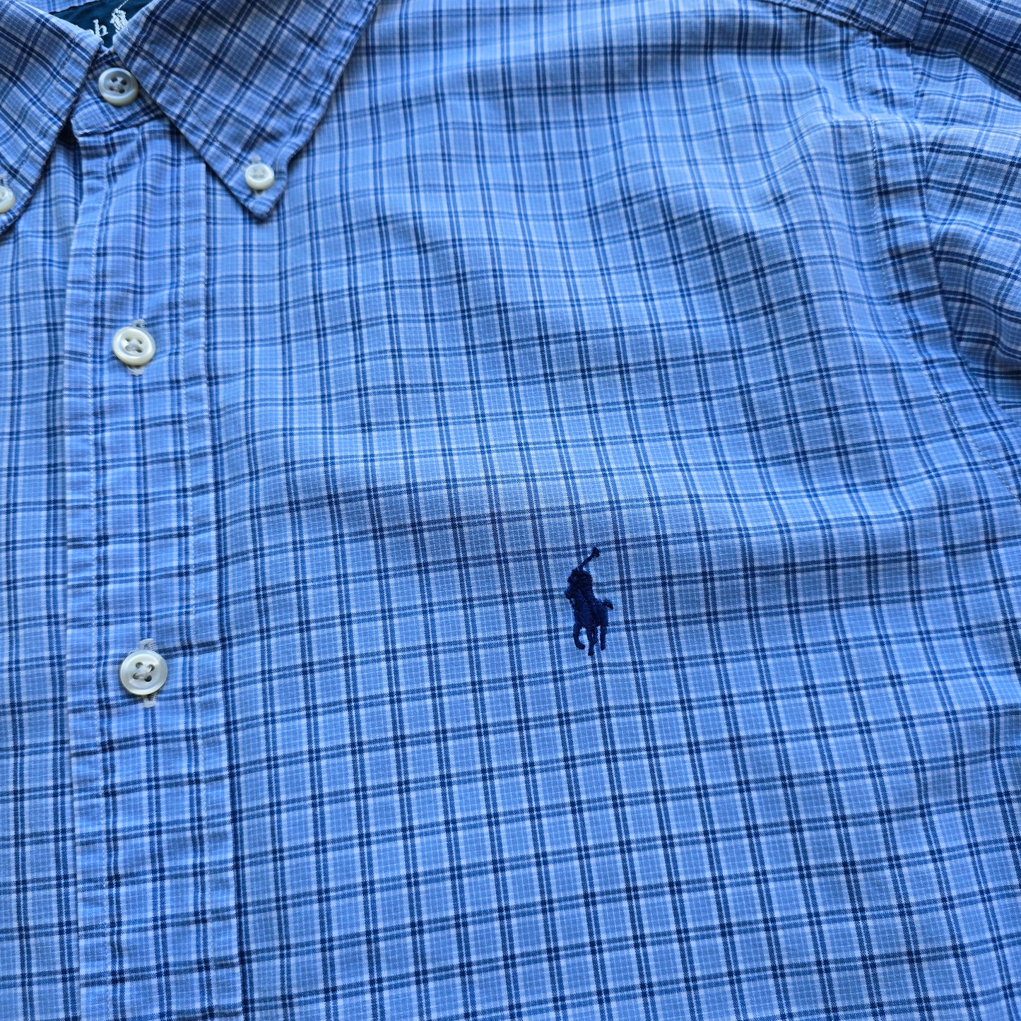 Vintage Ralph Lauren Check Long Sleeve Button Up Shirt - XL
