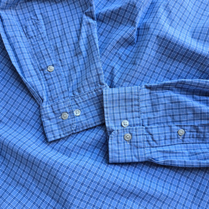 Vintage Ralph Lauren Check Long Sleeve Button Up Shirt - XL