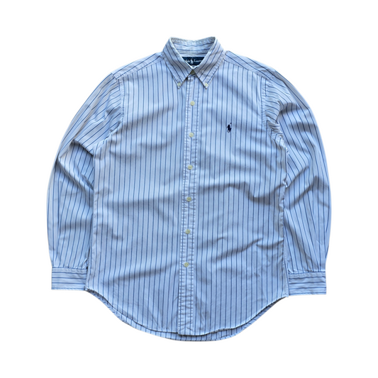 Vintage Ralph Lauren Striped Long Sleeve Button Up Shirt - S/M