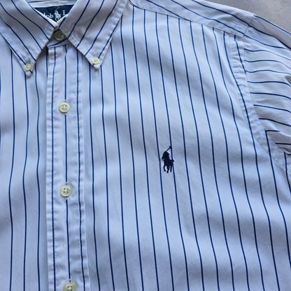 Vintage Ralph Lauren Striped Long Sleeve Button Up Shirt - S/M