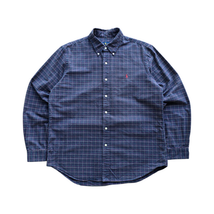 Ralph Lauren Check Long Sleeve Button Up Shirt - L