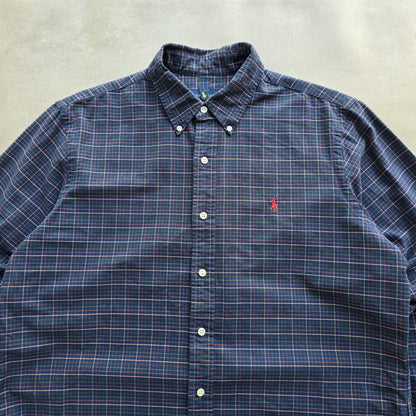Ralph Lauren Check Long Sleeve Button Up Shirt - L
