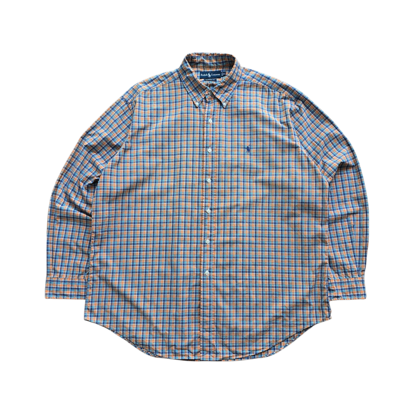 Vintage Ralph Lauren Check Long Sleeve Button Up Shirt - XXL