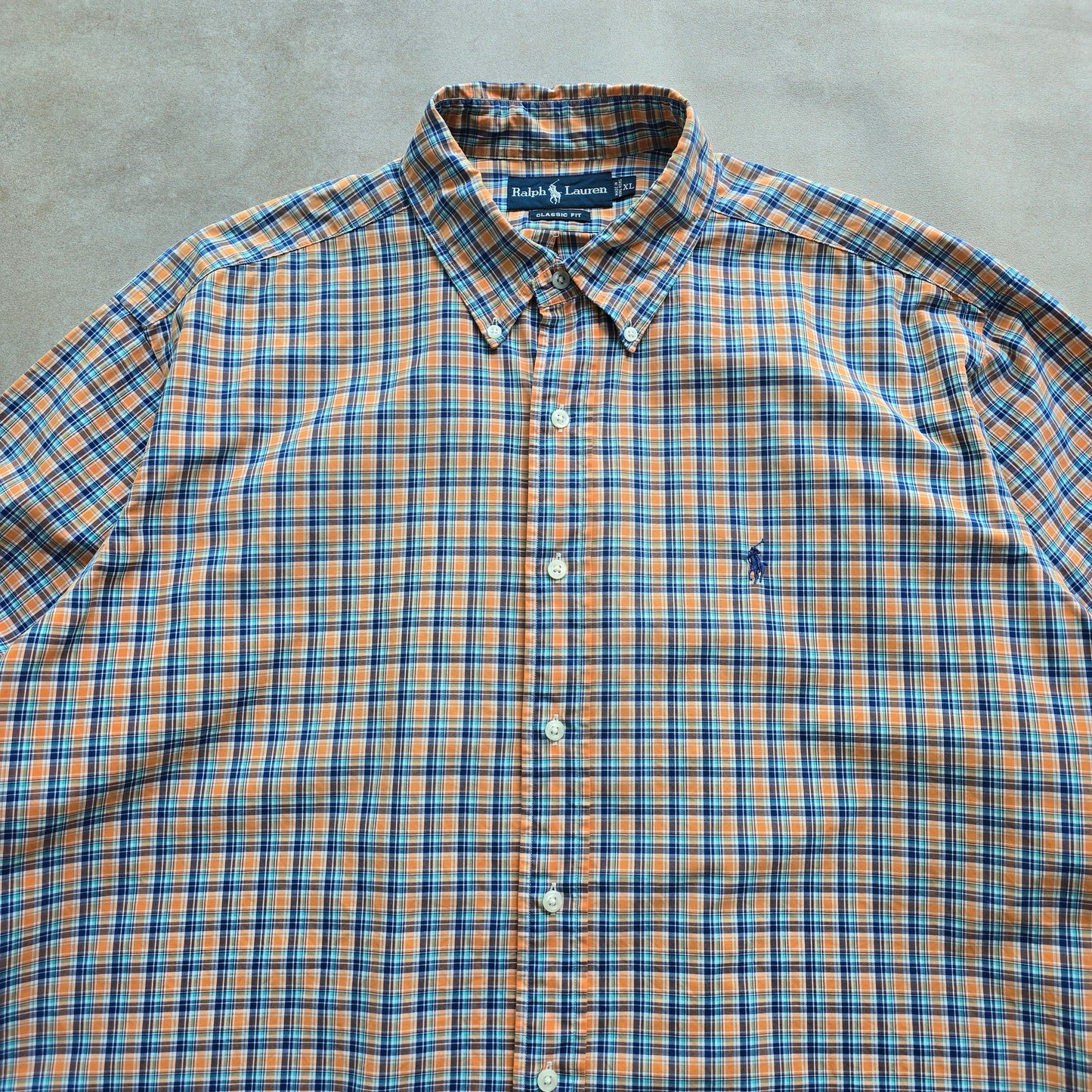 Vintage Ralph Lauren Check Long Sleeve Button Up Shirt - XXL