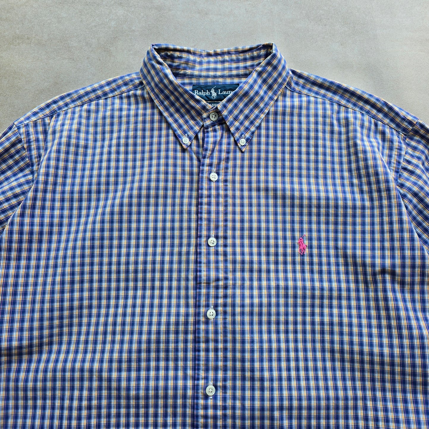 Vintage Ralph Lauren Check Long Sleeve Button Up Shirt - XXL