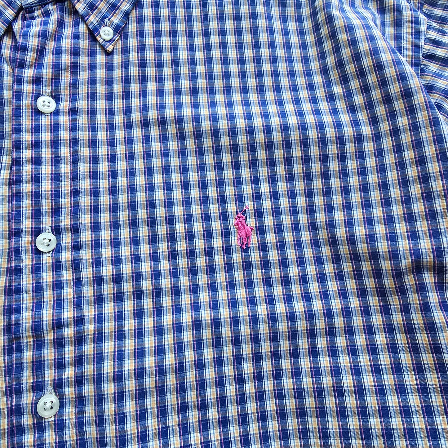 Vintage Ralph Lauren Check Long Sleeve Button Up Shirt - XXL