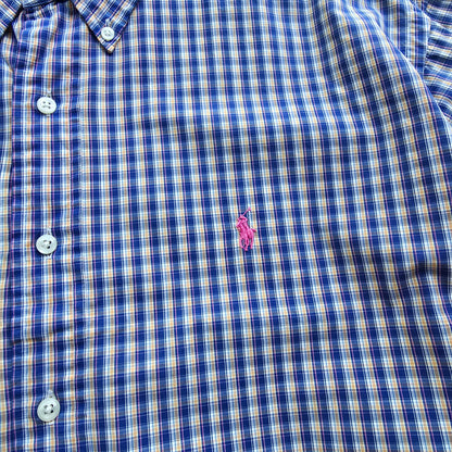 Vintage Ralph Lauren Check Long Sleeve Button Up Shirt - XXL