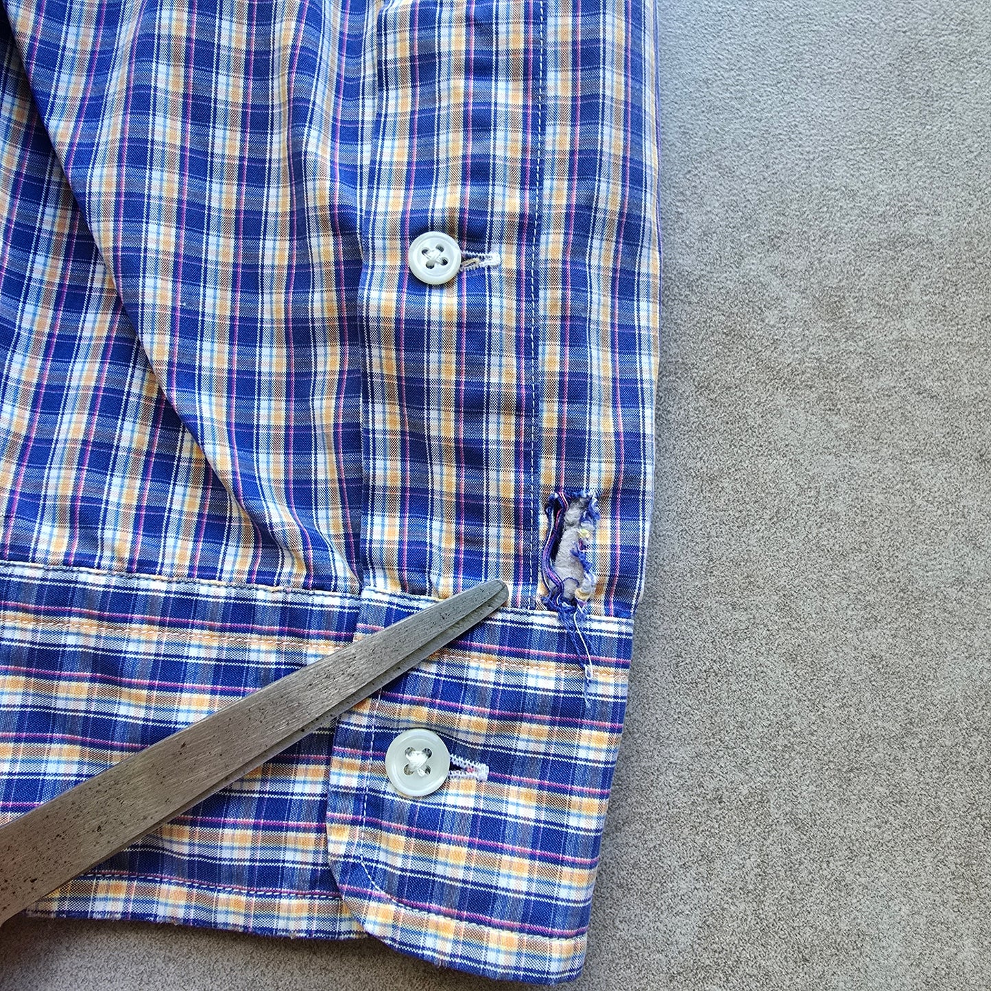 Vintage Ralph Lauren Check Long Sleeve Button Up Shirt - XXL