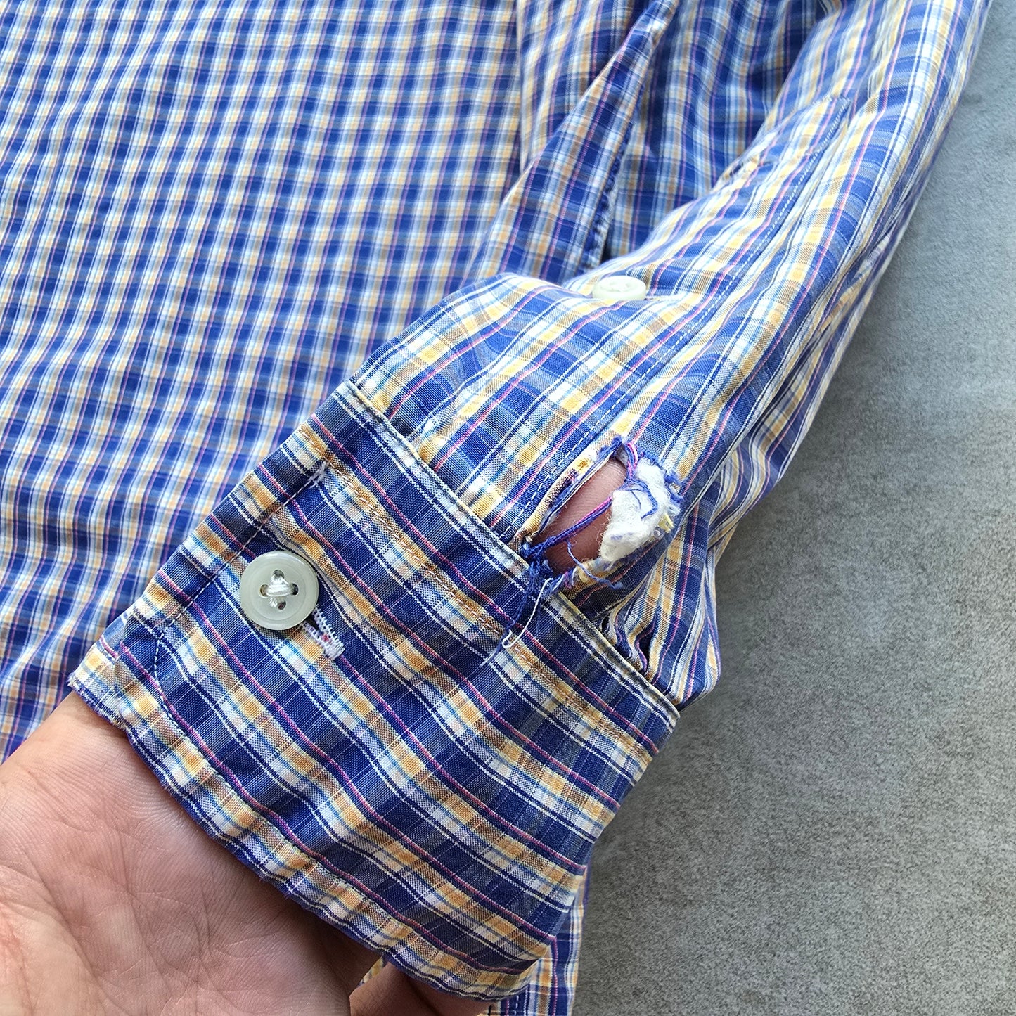 Vintage Ralph Lauren Check Long Sleeve Button Up Shirt - XXL