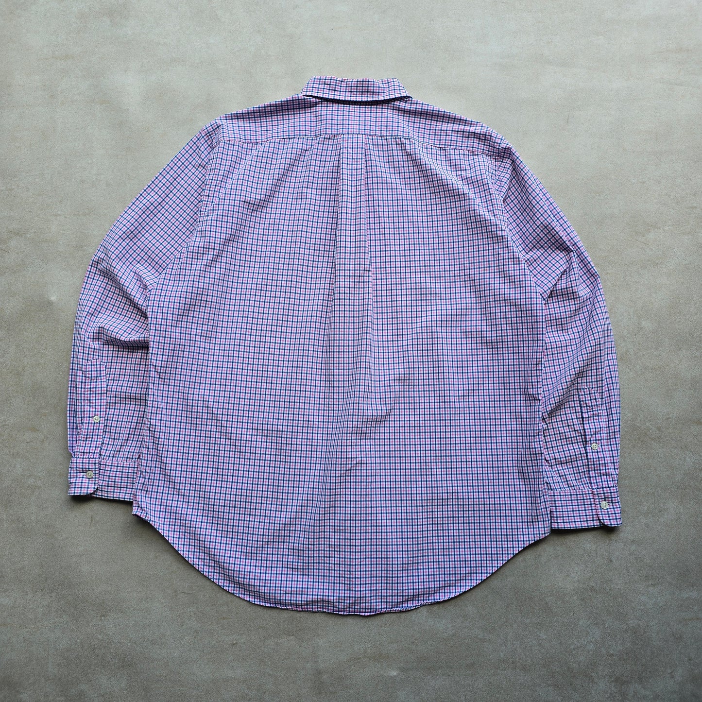 Vintage Ralph Lauren Check Long Sleeve Button Up Shirt - XL