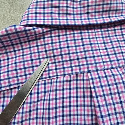 Vintage Ralph Lauren Check Long Sleeve Button Up Shirt - XL