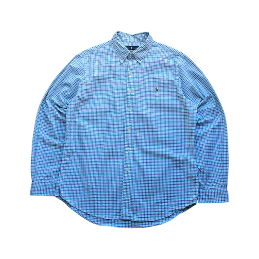 Ralph Lauren Check Long Sleeve Button Up Shirt - L/XL