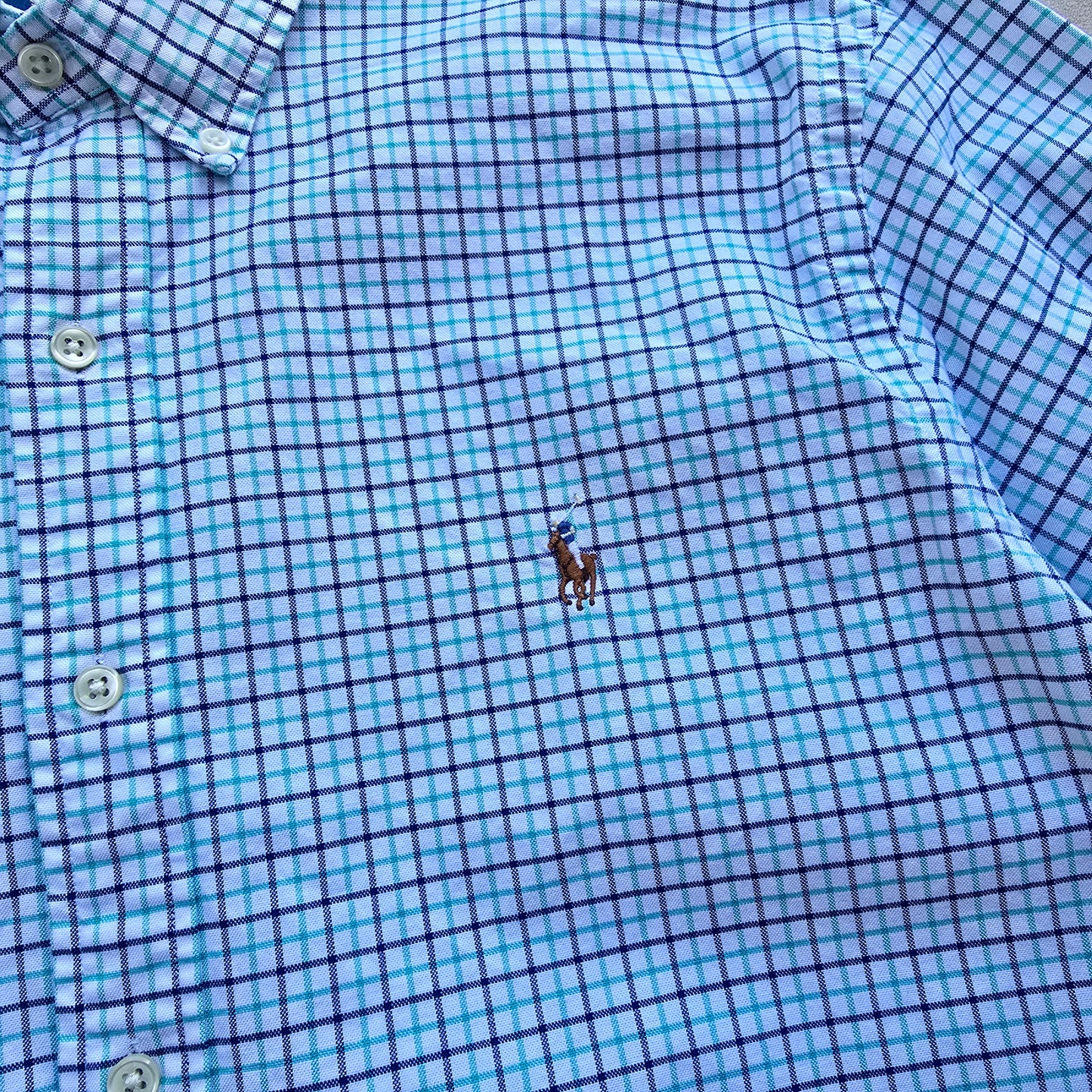 Ralph Lauren Check Long Sleeve Button Up Shirt - L/XL
