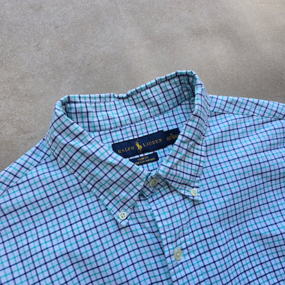 Ralph Lauren Check Long Sleeve Button Up Shirt - L/XL