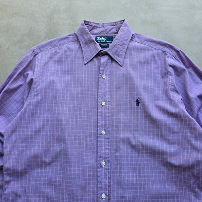 Vintage Ralph Lauren Check Long Sleeve Button Up Shirt - L